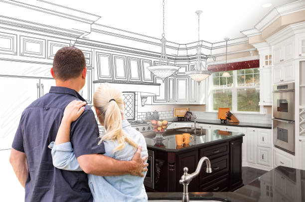 Professional Cabinet Refacing technician working in Upper Falls, MD